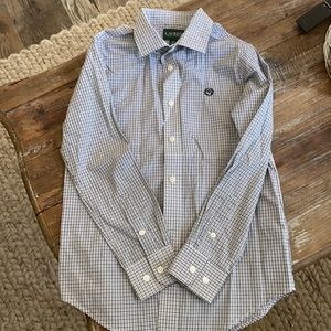 Black and white dress shirt